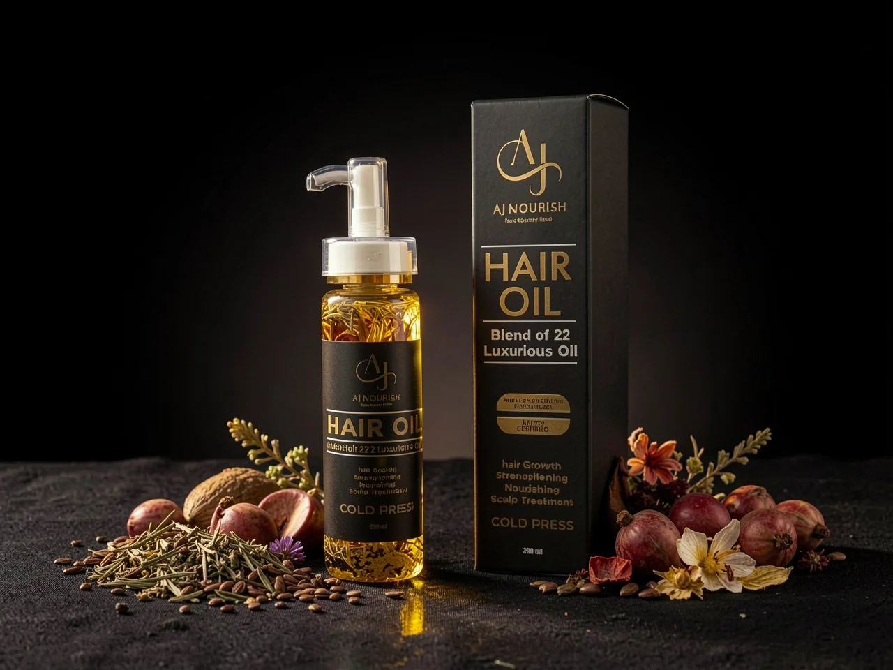 Hair Oil (Blend of 22 Luxurious Oils)